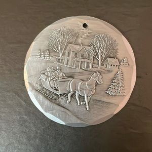 Wendell August Forge Christmas Ornament 1995